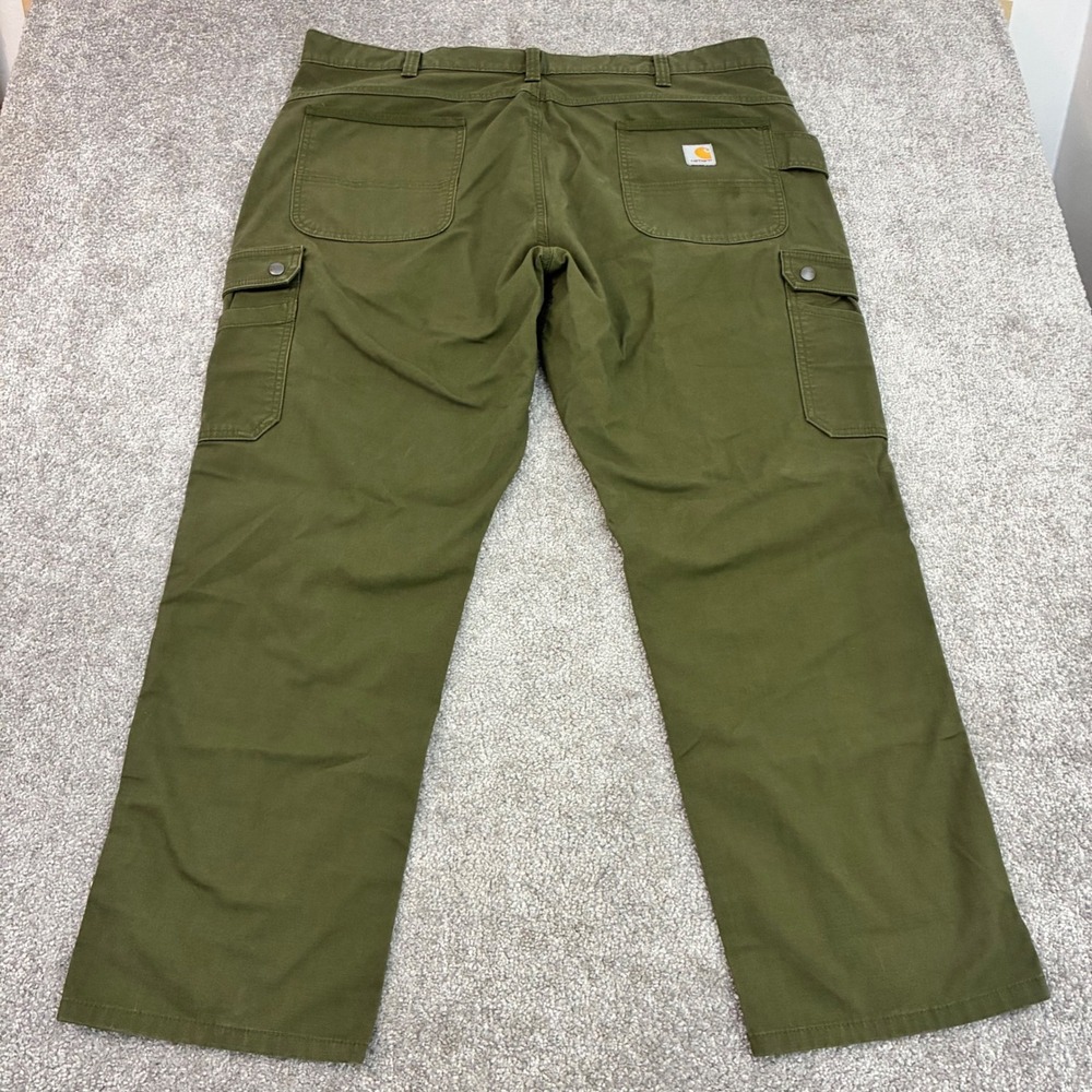 Carhartt Cargo Pants Mens 42x30 Rugged Flex Relaxed Fit Olive Green